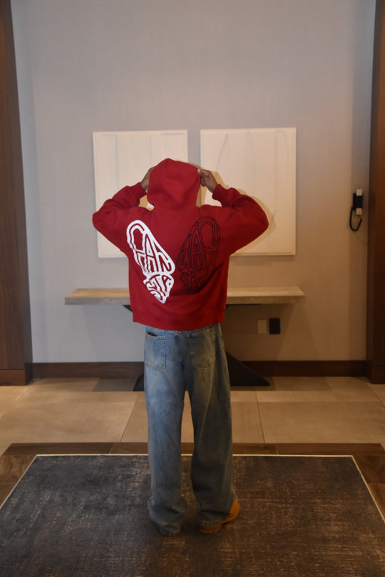 RED BUTTERFLY HOODIE