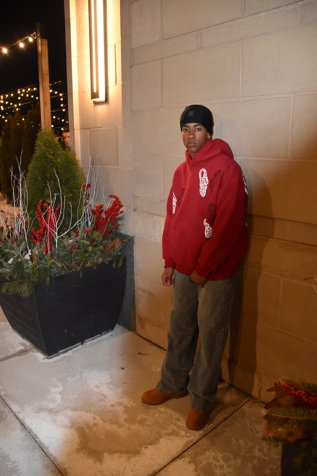 RED BUTTERFLY HOODIE