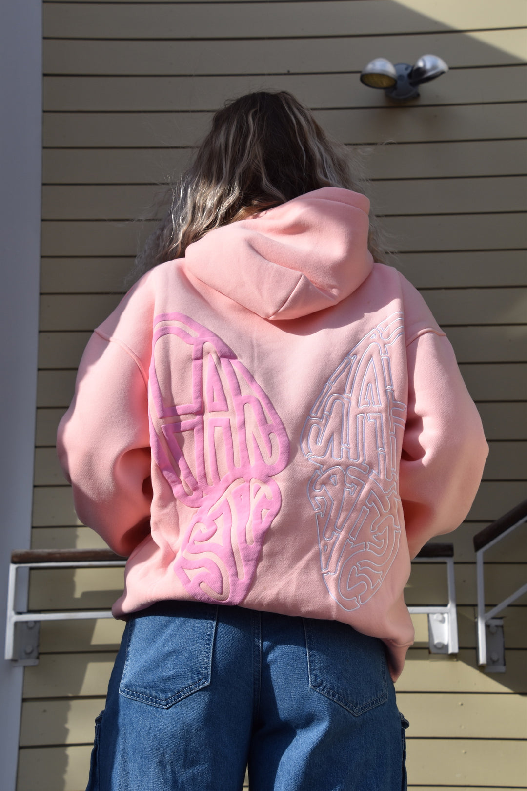 PINK BUTTERFLY HOODIE