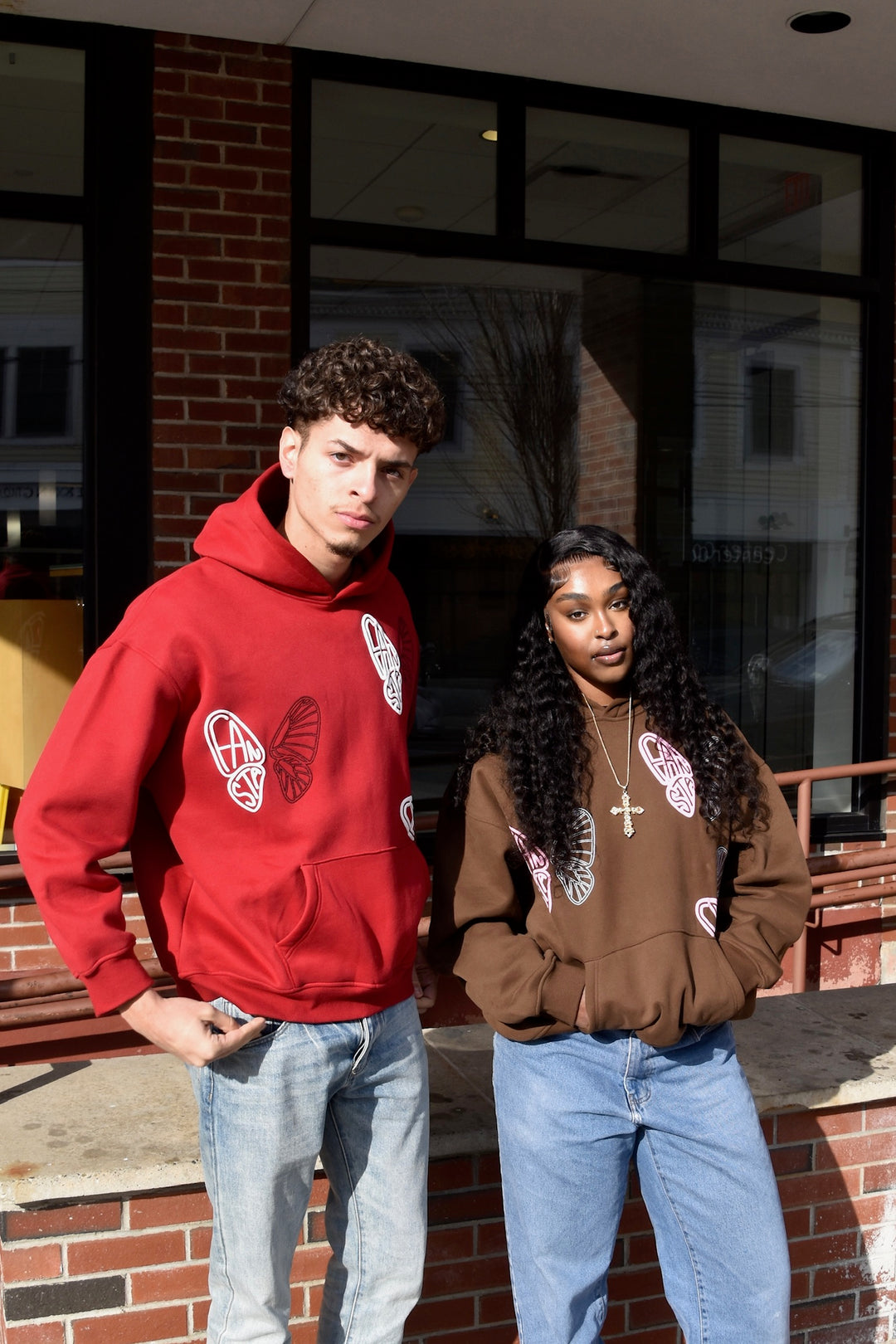 RED BUTTERFLY HOODIE