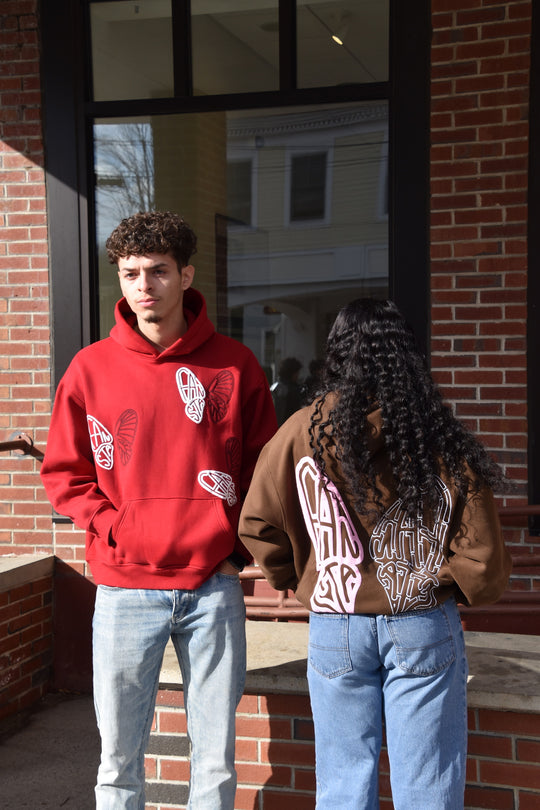 RED BUTTERFLY HOODIE