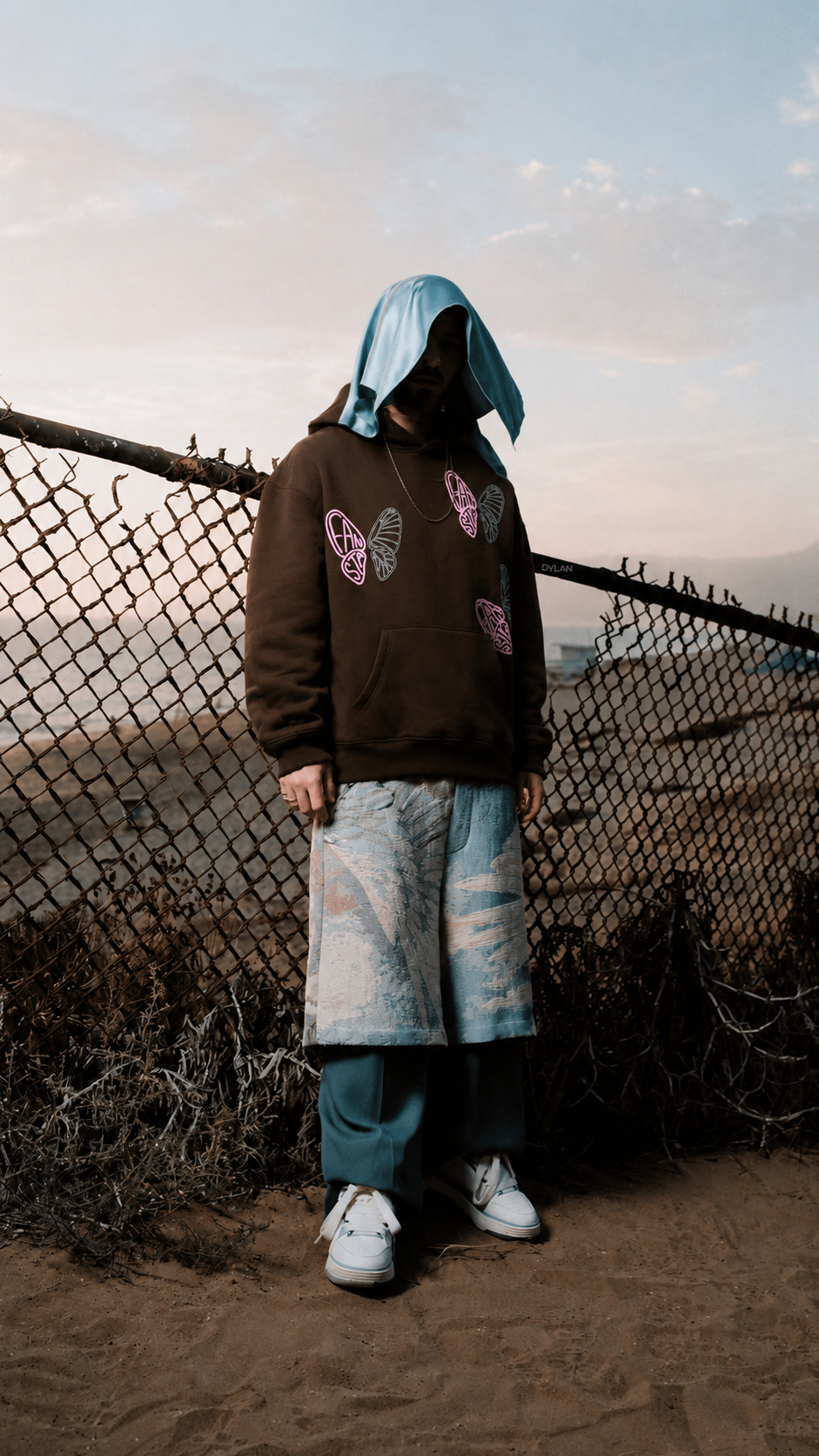 BROWN BUTTERFLY HOODIE