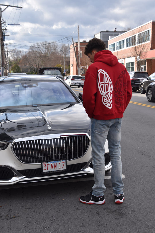 RED BUTTERFLY HOODIE