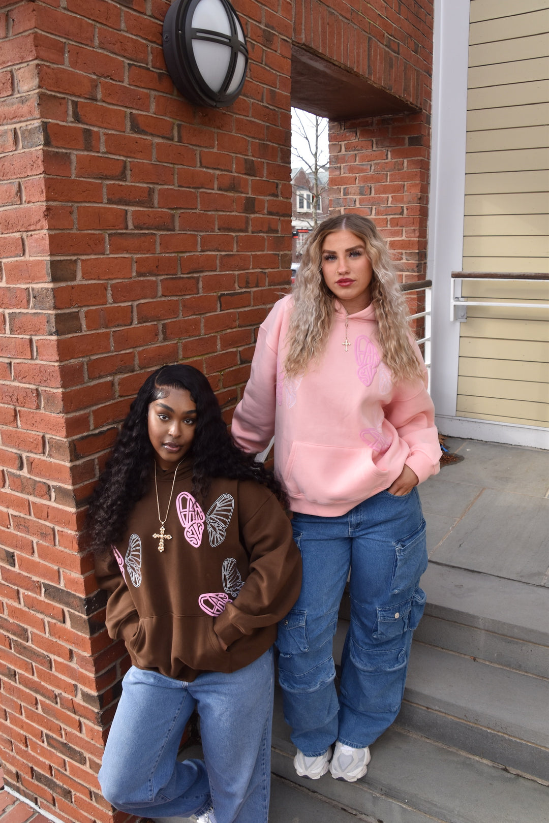 BROWN BUTTERFLY HOODIE
