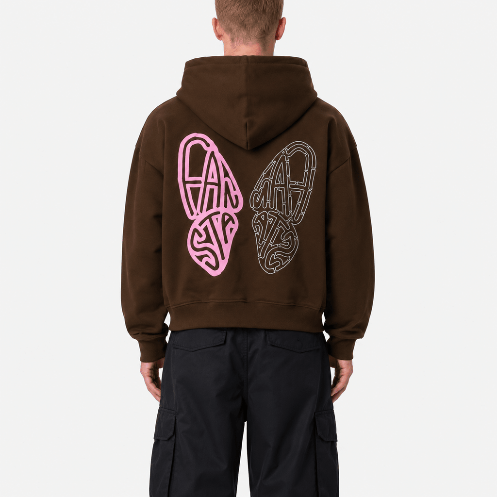 BROWN BUTTERFLY HOODIE - Fansta