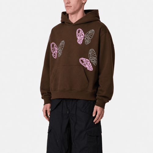 BROWN BUTTERFLY HOODIE - Fansta