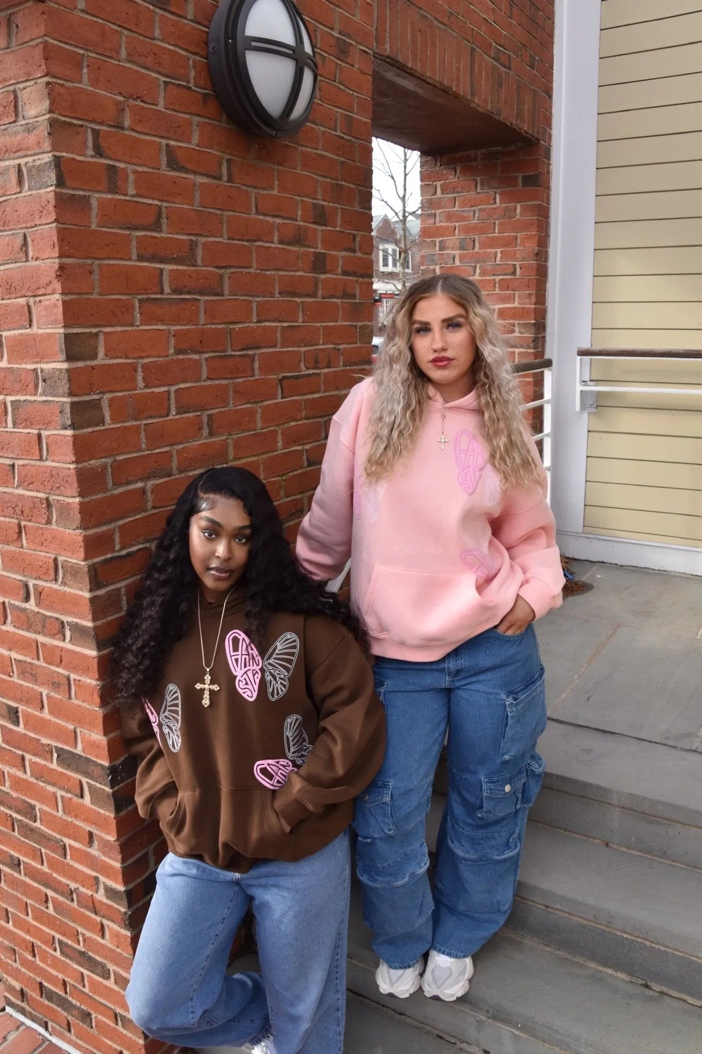 BROWN BUTTERFLY HOODIE - Fansta