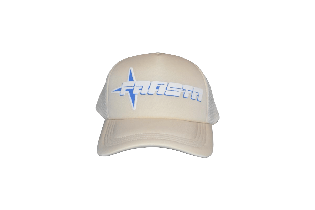 Cream Fansta Trucker Hat - Fansta