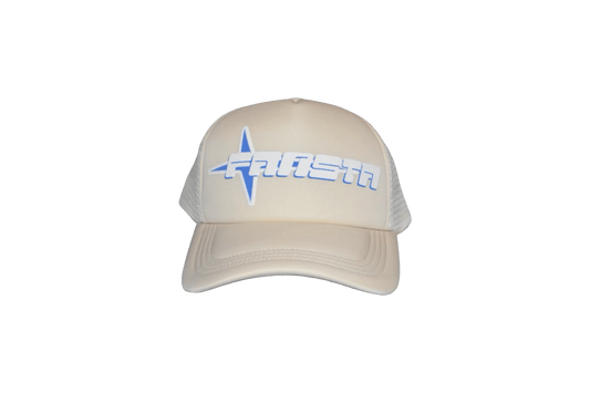 Cream Fansta Trucker Hat - Fansta