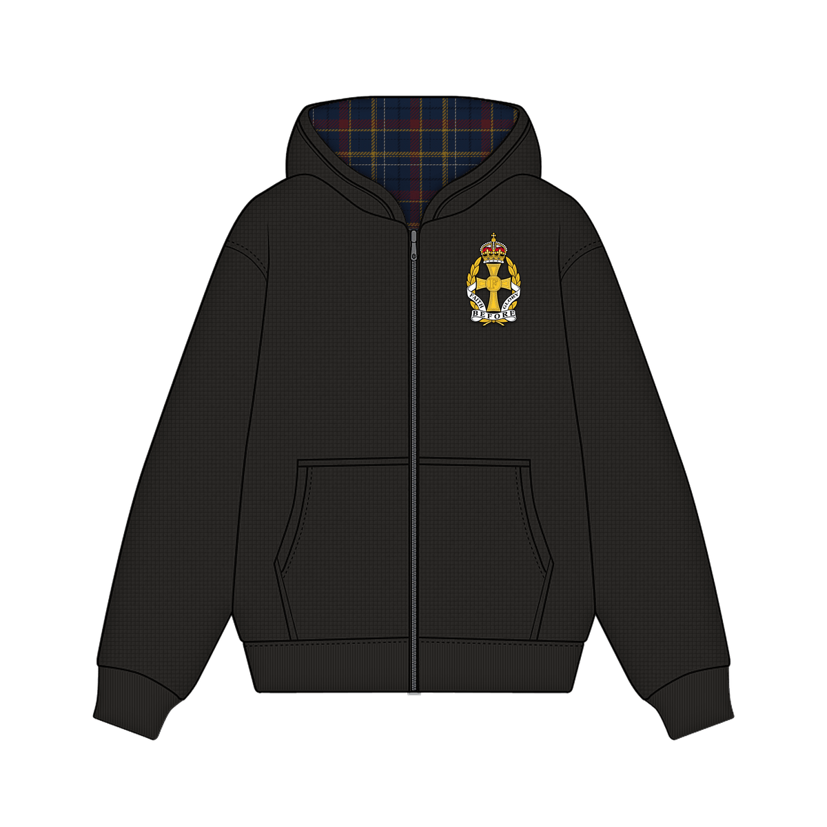 FBG Charcoal Hoodie - Fansta