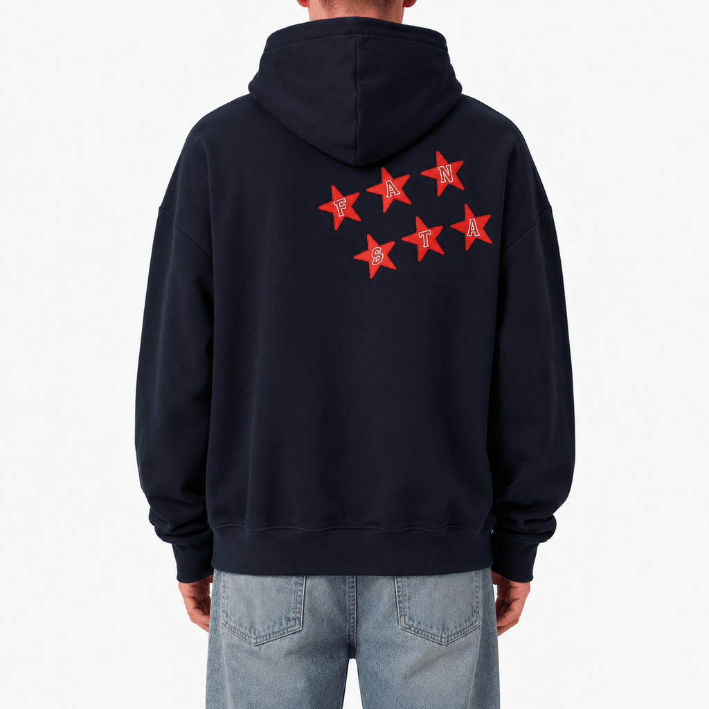 MIDNIGHT FANSTA STAR HOODIE - Fansta
