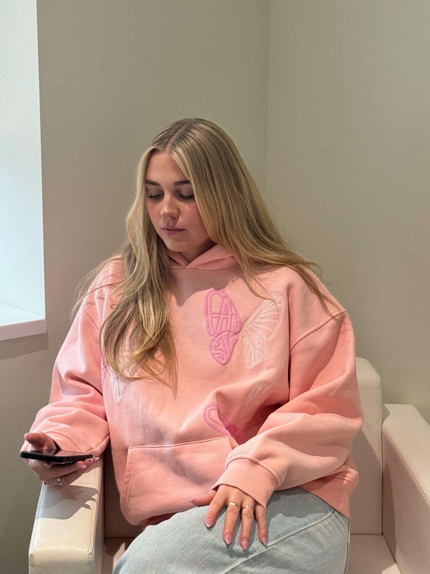 PINK BUTTERFLY HOODIE - Fansta