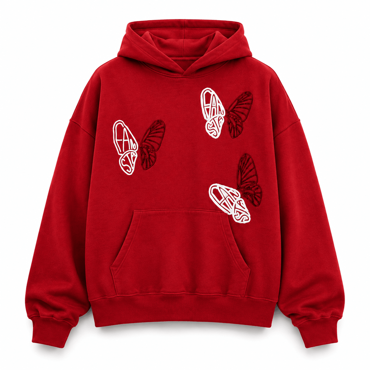 Red Butterfly Hoodie - Fansta