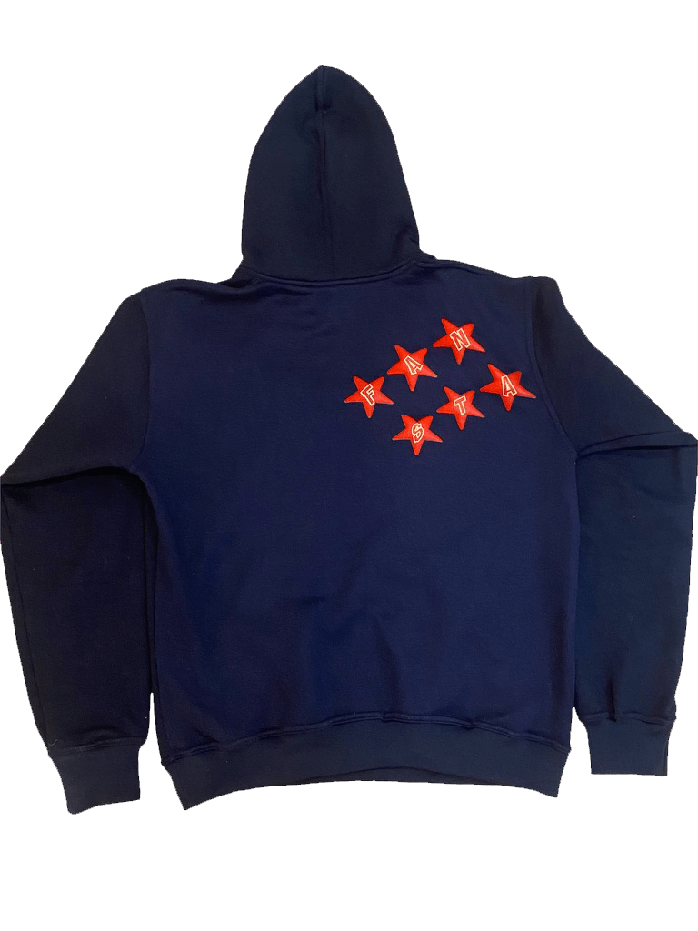 MIDNIGHT FANSTA STAR HOODIE - Fansta
